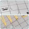 Mr. Pen- Blocking Mats for Knitting & Crochet Projects, 12" x 12", 9 Pack with 150 pcs T-Pins, Gray Aligned Grid Knitting Blocking Mats and Pins, Water & Heat Resistant